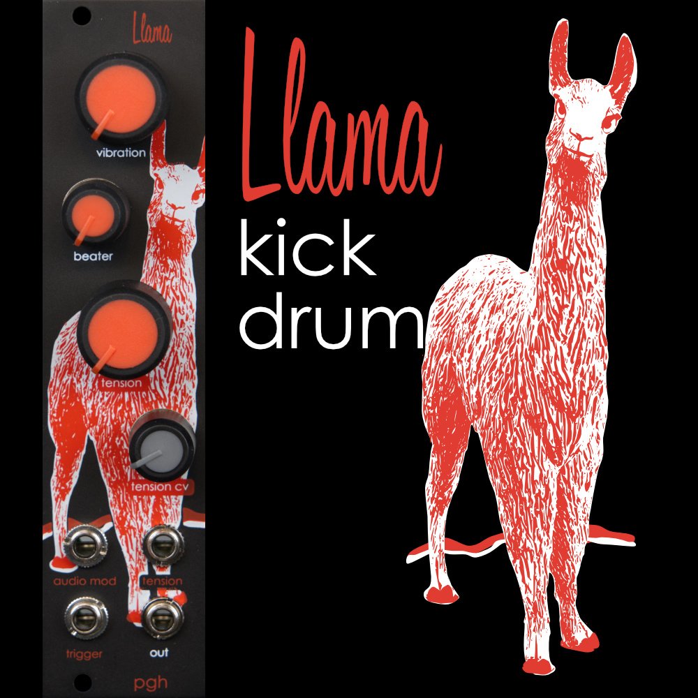 Llama Kick Drum Module — Pittsburgh Modular Synthesizers